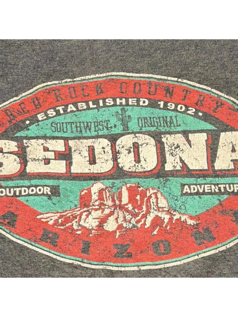 Arizona Men's Grey and Blue Tshirt